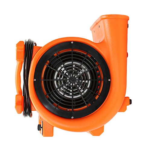 CFM Pro Air Mover Carpet Floor Dryer 3 Speed 1 HP Blower Fan - Stackable - Orange - Industrial Water Flood Damage Restoration - Thumbnail 3