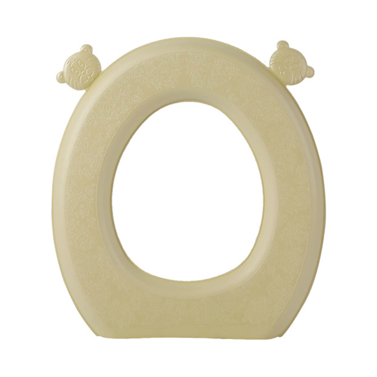 boxidixi Toilet for Seat Cushion Toilet for Seat Cover with Handle Waterproof EVA Toilet for Seat Pad Mat Reusable Warm Soft Pad Toilet Seat Pad, Yellow