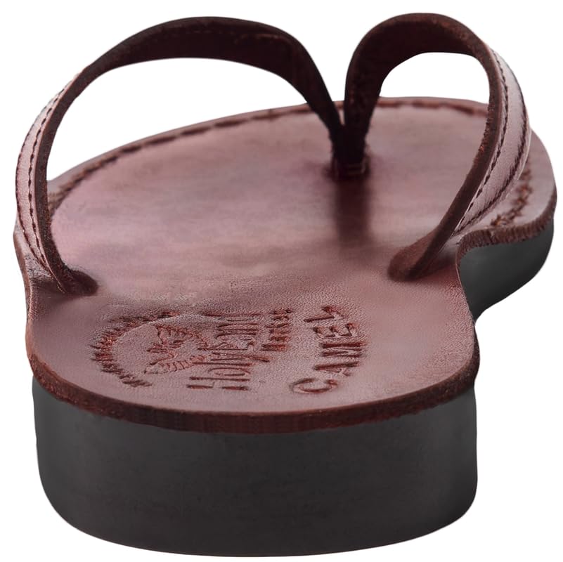 Holy Land Market Men/Women Biblical Jesus Leather Sandals/Slides From Jerusalem (Jericho Style)3