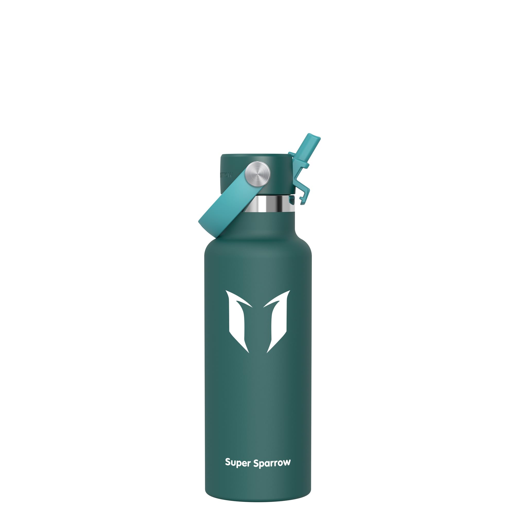 Super Sparrow Borraccia Termica, Acciaio Inox Bottiglia Termica - 350ml, 500ml, 750ml, 1L - Senza BPA Borracce, Borraccia Bambini per Scuola, Sport, Campeggio, Yoga, Palestra, Ciclismo