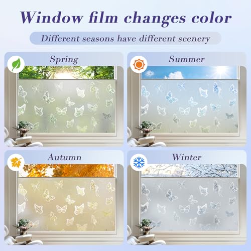 Vinilo Decorativo Butterfly Frosted de 17.5 x 78.7 pulgadas miniatura 6