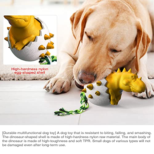 Dinosaur Egg Dog Chew Toys, Multifunction Cotton Knot Rope - Image 2