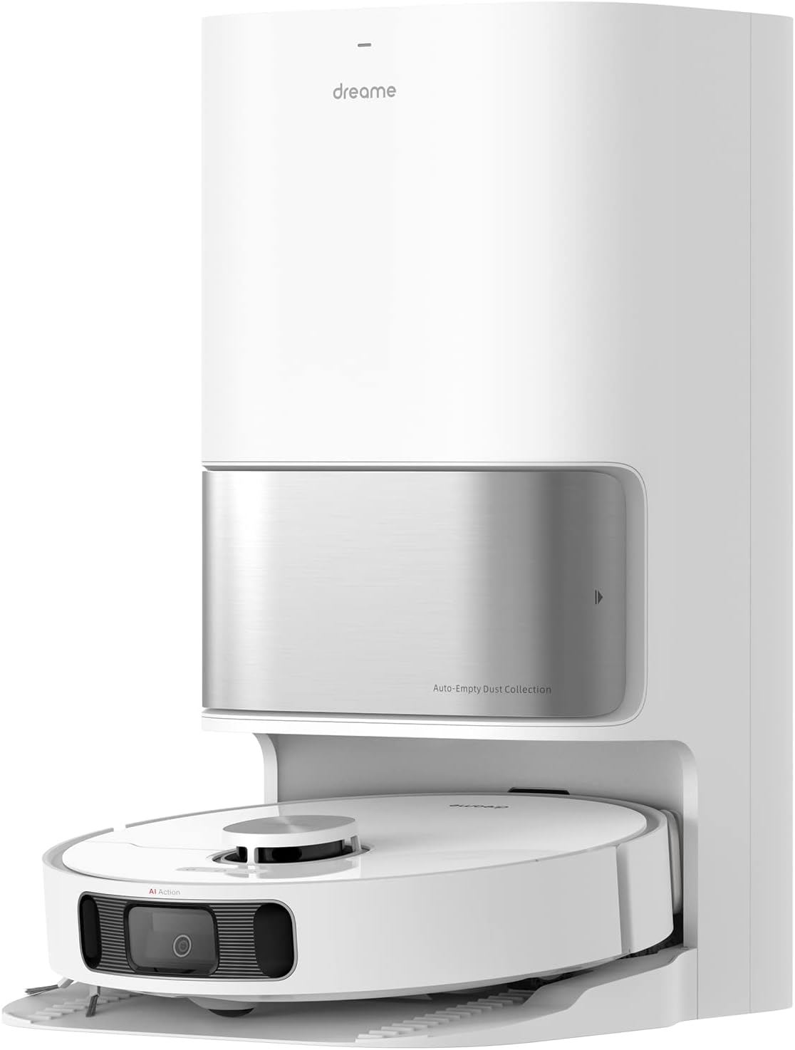 DREAME L10S Ultra Robot Vacuum, 60 Days Self-Emptying Robot Vacuum and Mop Combo, 5300 Pa Suction with Liftable Mop, Auto Drying, Auto Water Filling and Solution, Robotic Vacuum Cleaner for Carpet