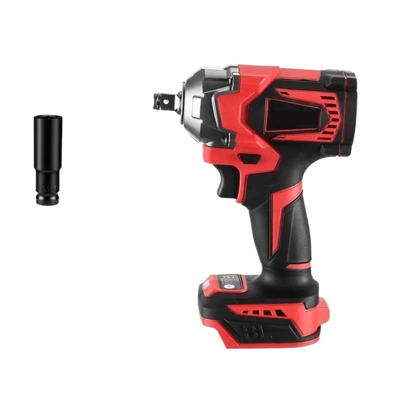 Chiave a percussione Utensile Elettrico for Cacciavite Elettrico Senza Fili con Avvitatore A Percussione Senza Fili da 1200 NM for Batteria da 18 V(Without Battery)