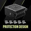 MSI MAG A650BE, Semi-Modular Compact 650W ATX Power Supply, 80+ Bronze, Low-Noise Fan, Active PFC Design,