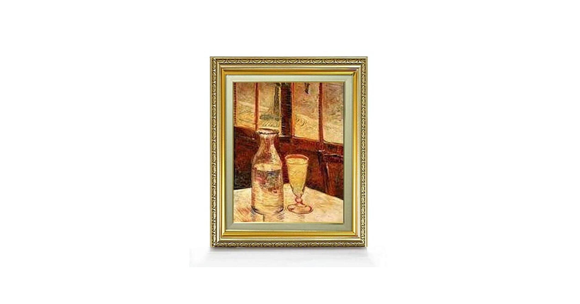 Amazon.co.jp: ゴッホ アブサンのある静物 F6 油絵直筆仕上げ