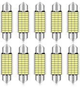 Defvnsy 41MM Soffitte Glühbirne 12V 500Lumen Weiße Girlandenbirne Innen Beleuchtung für Landschaf...