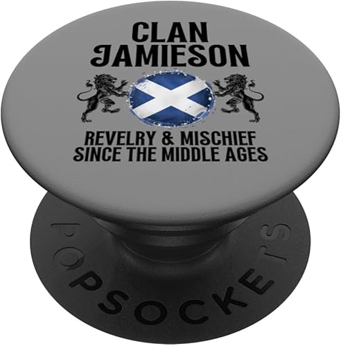 Jamieson Clan Scottish Family Name Scotland Heraldry PopSockets Standard PopGrip
