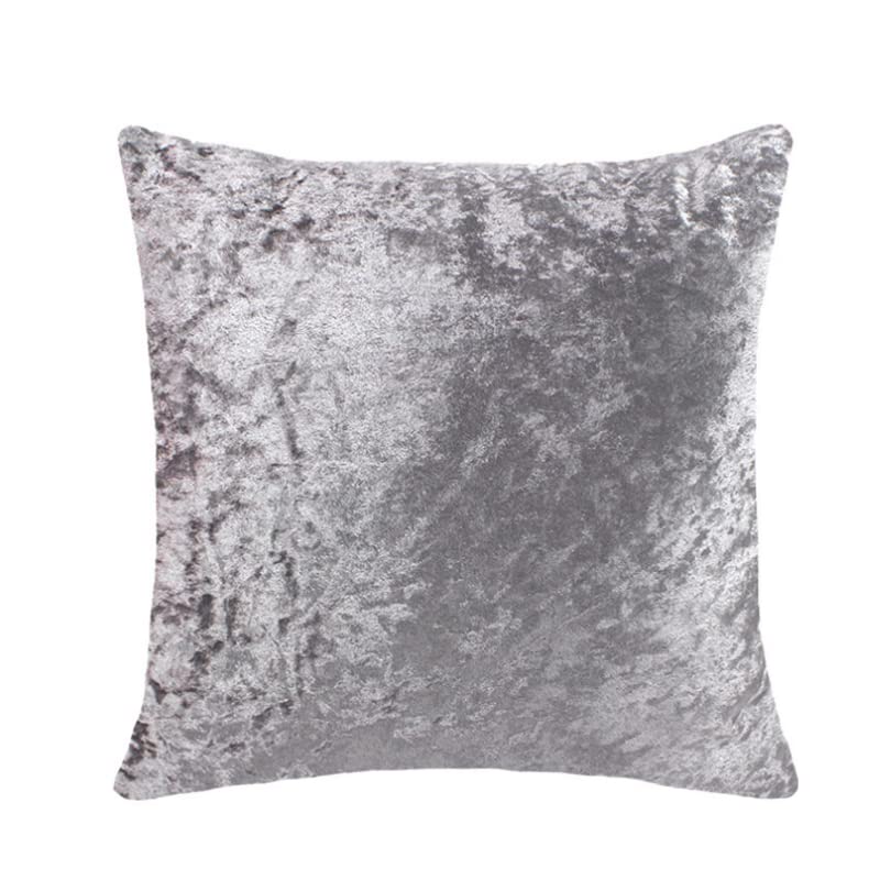 RKAAS HOME Super Soft Decorative Luxurious Crushed Ice Velvet Square Cushion Cover for Living Room Sofa Couch Bed 40cm x 40cm 16x16 Inches (Pack of 4 - Image 2