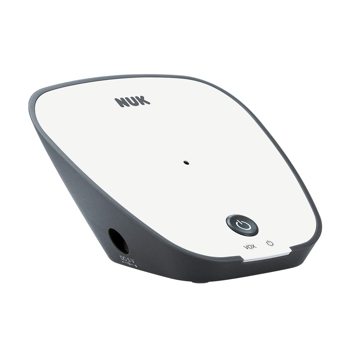 NUK Eco Control 500 Digitales Audio Babyphone, frei von hochfrequenter Strahlung im Eco-Mode, Gegensprechfunktion, weiß