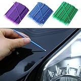 Pinsel mit superfeiner Spitze, 100 Stück, Einweg-Applikatoren, perfekt zum Ausbessern von Autolackierungen (grün)