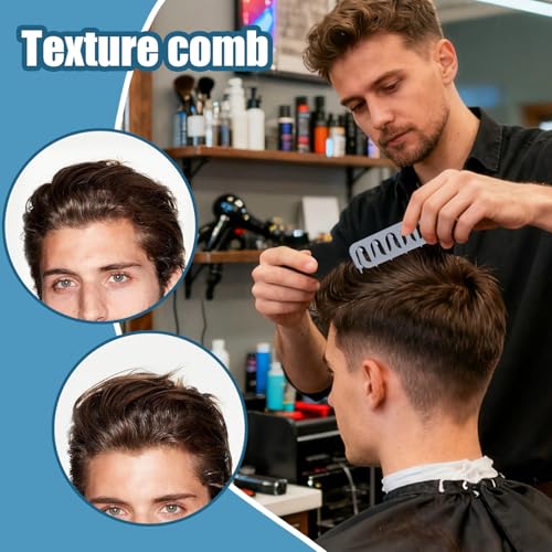 Volumengebender Haar-Styling-Kamm Mit Breiten Zähnen, Schattenbürste, Volumen-Werkzeug Zum Entwirren Von Haarwurzeln, Schatten-Dauerwellen-Styling Für Die Haarpflege, Pobute, Forbeut, Flow-Mittelteil