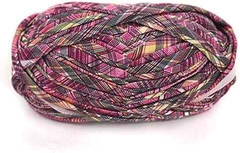 TEXXY 2.2 Lbs Art-Yarn,T-Shirt Yarn,Crochet Yarn,Fabric Knitting Yarn,DIY Chunky Yarn,Spaghetti Yarn,Home Decor,Chunky Bulky Yarn (Color : #12)