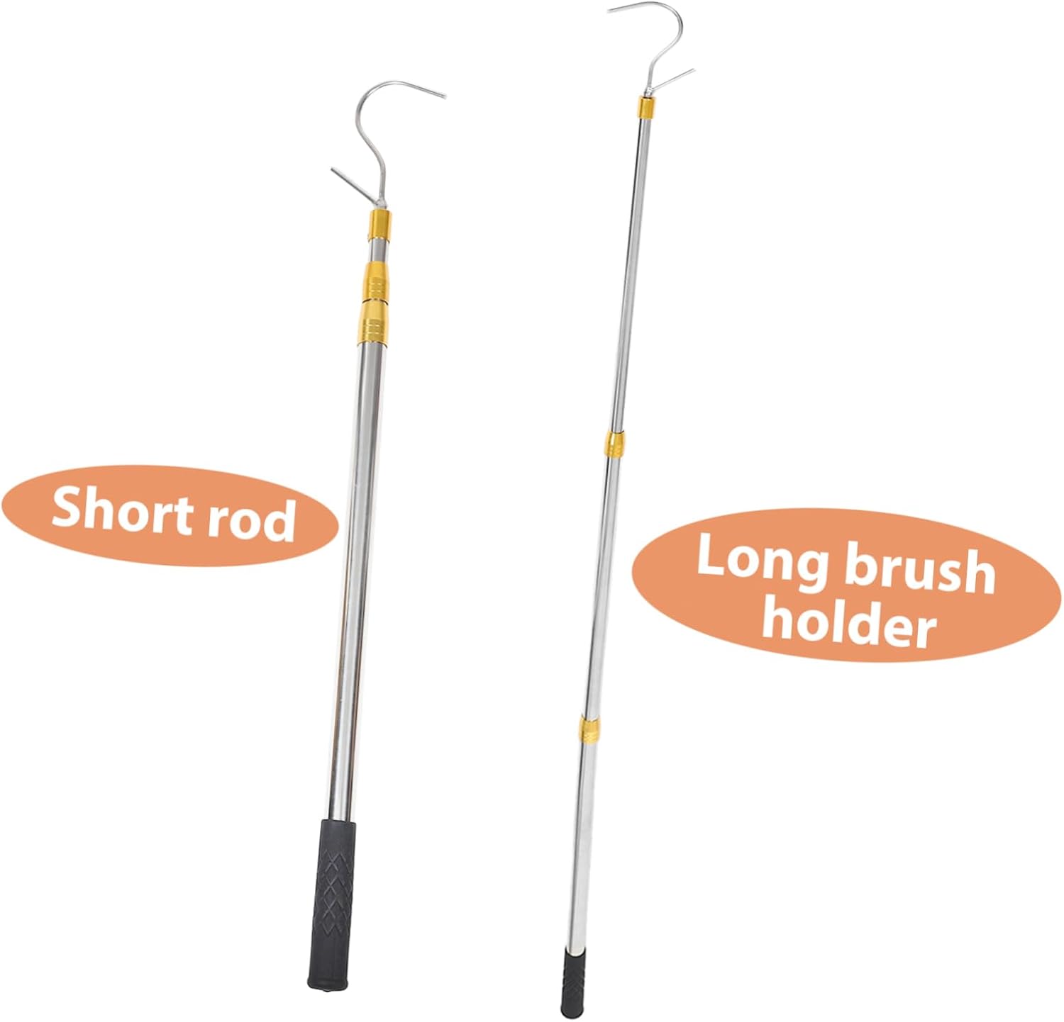 1.5m Rv Awning Pole Hook Telescopic Pull Rod for Easy Extension Retraction