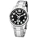 Produktbild Regent Herren-Armbanduhr Elegant Analog Stahl-Armband silber garu Funk-Uhr URFR241