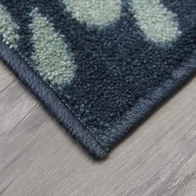 Mohawk Home Aurora Foliage Friends Floral Ornamental Medallions Area Rug, 7'6"x10', Blue 517dkl8oVaL. SS280