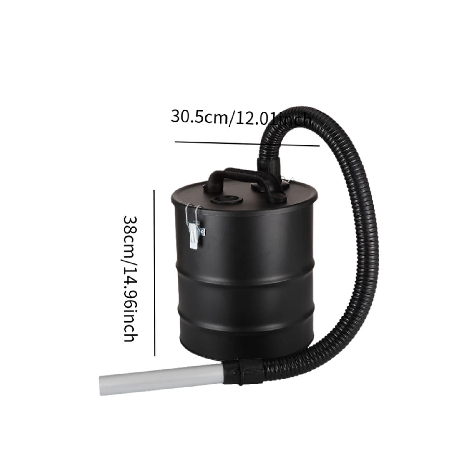 Milageto Seau collecteur de poussière, Filtre, Fournitures, Haut de Gamme, récipient de Collecte des Cendres, aspirateur, Seau à Cendres pour cheminées, 20l
