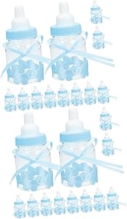 TOYANDONA 24 Peças Garrafa De Leite Caixa De Doces Mamadeiras De Bebê Garrafa De Leite Mini Doce Porta Garrafa De Bebê Garrafas De Boneca Lembrancinhas De Chá De Bebê Lembrancinhas De Chá