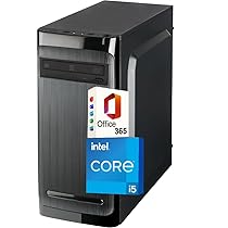 PC Fisso Desktop NUOVO pronto all’uso • Intel core i5-4th • 16GB RAM DDR3 • 256GB SSD + 512GB HDD • Windows 11 Pro • Office 365 • WiFi • DVD • Ideale per ufficio, casa e studio • Garanzia 2 anni