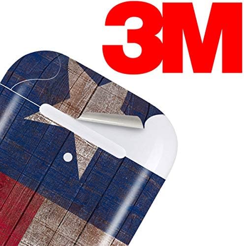 Skinit Decal Audio Skin Compatible with Apple AirPods 2 - Texas Flag Dark Wood Design
