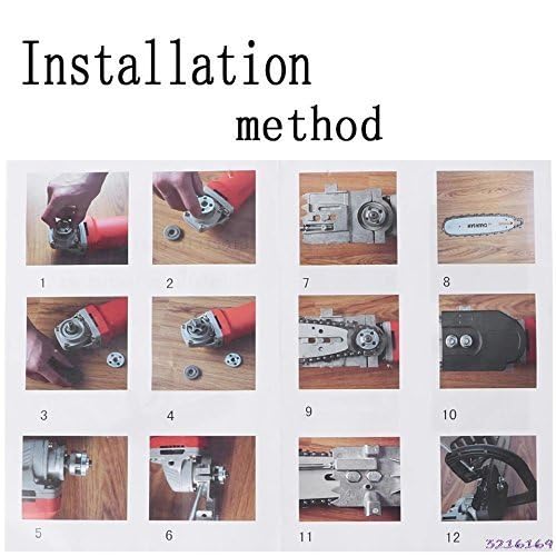 Image of Inditrust Electric Chainsaw attachment Stand Bracket Set 11.5inch for 4inch Angle Grinder Machine