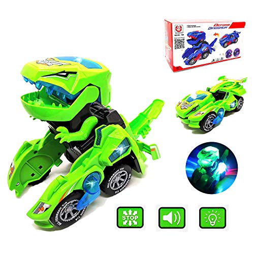 led dinosaur car with sound