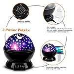 MOKOQI Star Projector Night Lights for Kids, Birthday Gifts for 1-4-6-14 Year Old Girl Boy Kids Bedroom, Glow in The Dark Stars Moon for Child Asleep Peacefully - Image 5