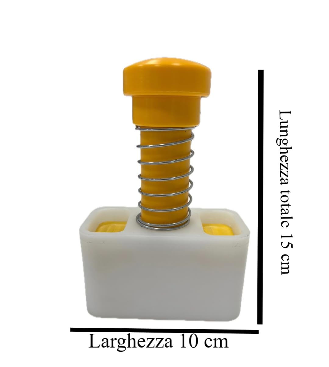 Facilemarket Pressa Hamburger in Polietilene a Forma Hotdog Dimensioni 6 x 16.5 cm