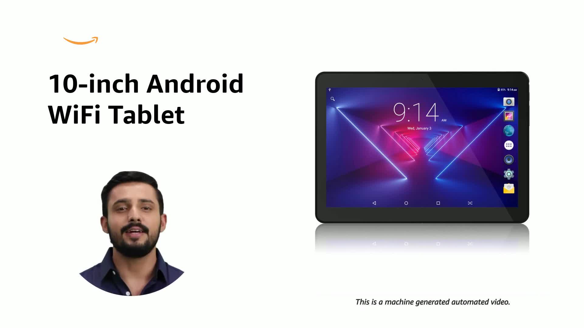 Tablet 10 inch Android 8.1 Go, 10.1