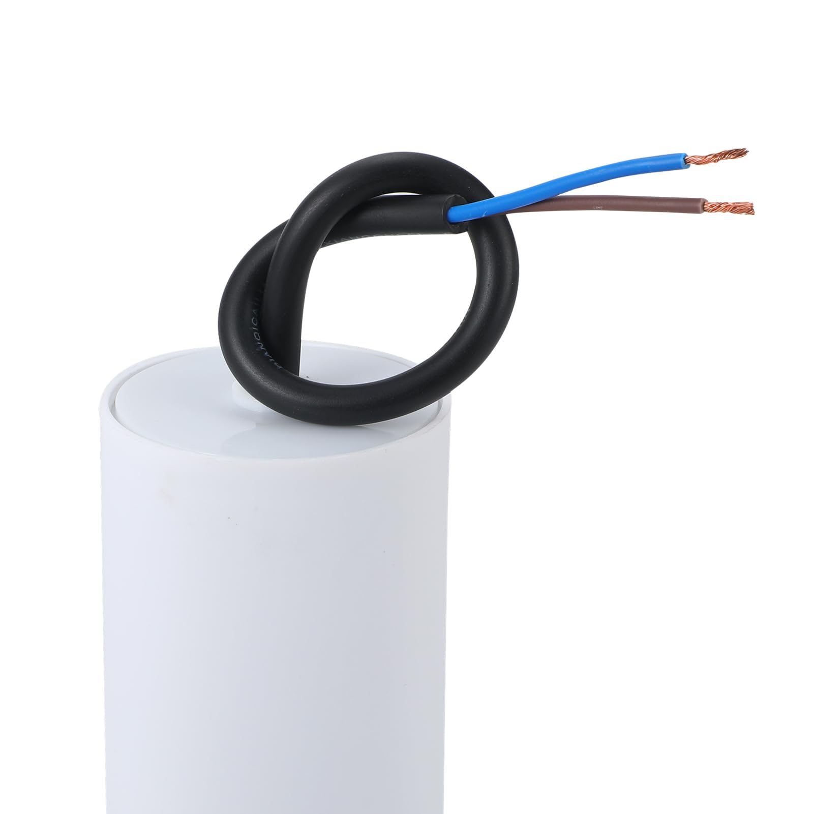 VEXUNGA Kondensator CBB60 8µF 450V Kondensator rozruchowy 8uF Kondensators silnika AC CBB60 SH 8 MFD 450VAC Kondensatory 35x68MM 50/60Hz z kablem