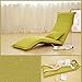 Produktbild Lazy Sofa Faltbare Abnehmbare Waschbar Tatami Stoff Stahlrahmen Einzelboden Schlafzimmer Büro Sofa Lounge Chair, Grün