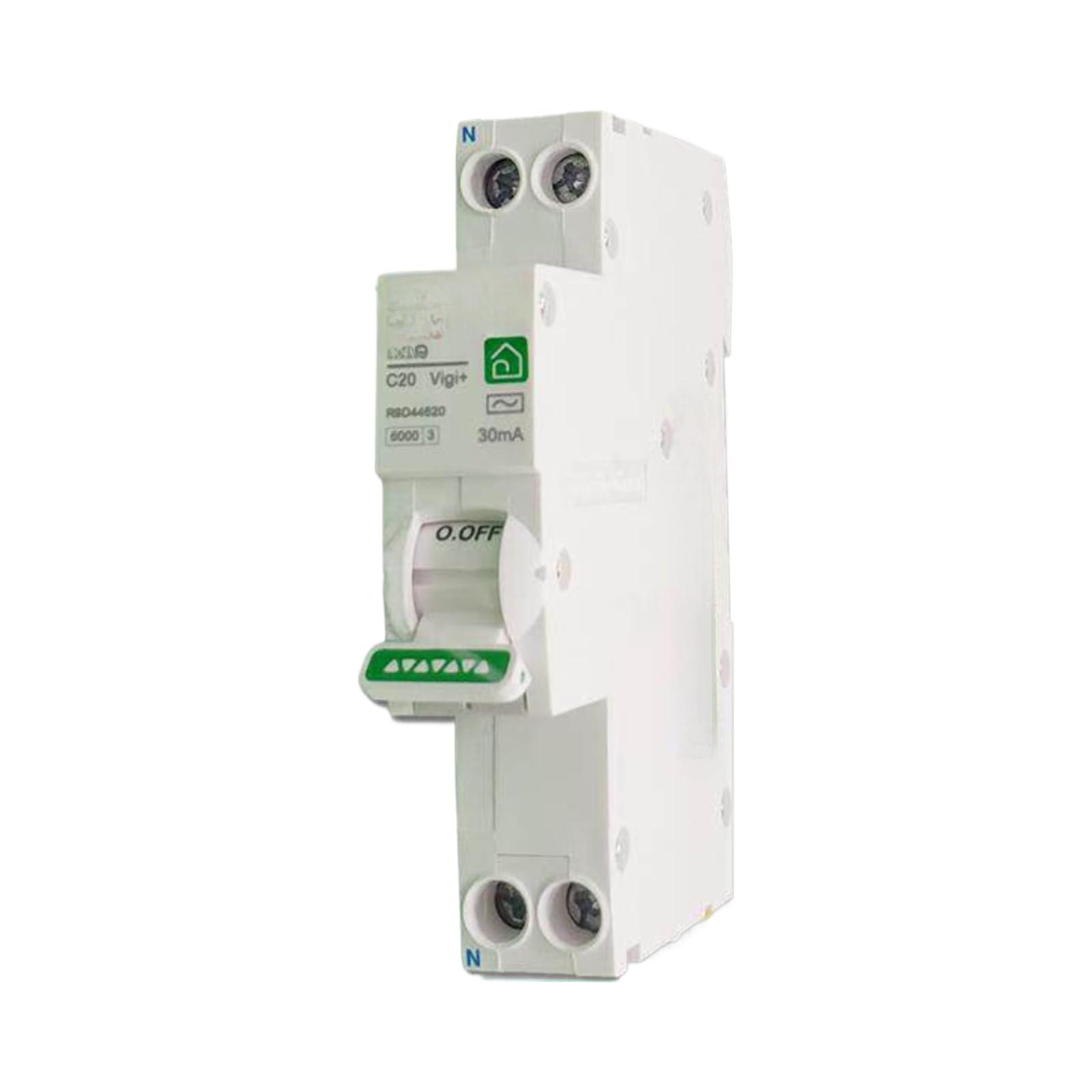Protection disjoncteur 20A R9 Schneider Resi9 1P+N pour tableau