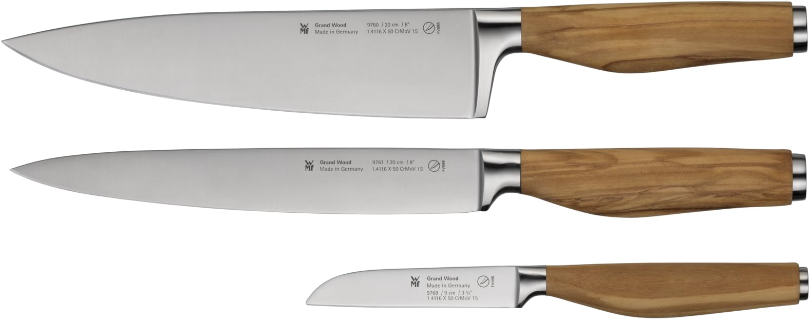 Couteau de cuisine lame spéciale WMF Grand Wood coupe performante