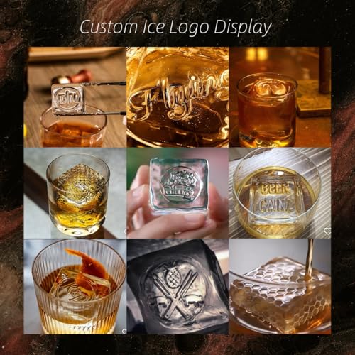 Sello de Hielo Personalizable para Cócteles y Whisky miniatura 6