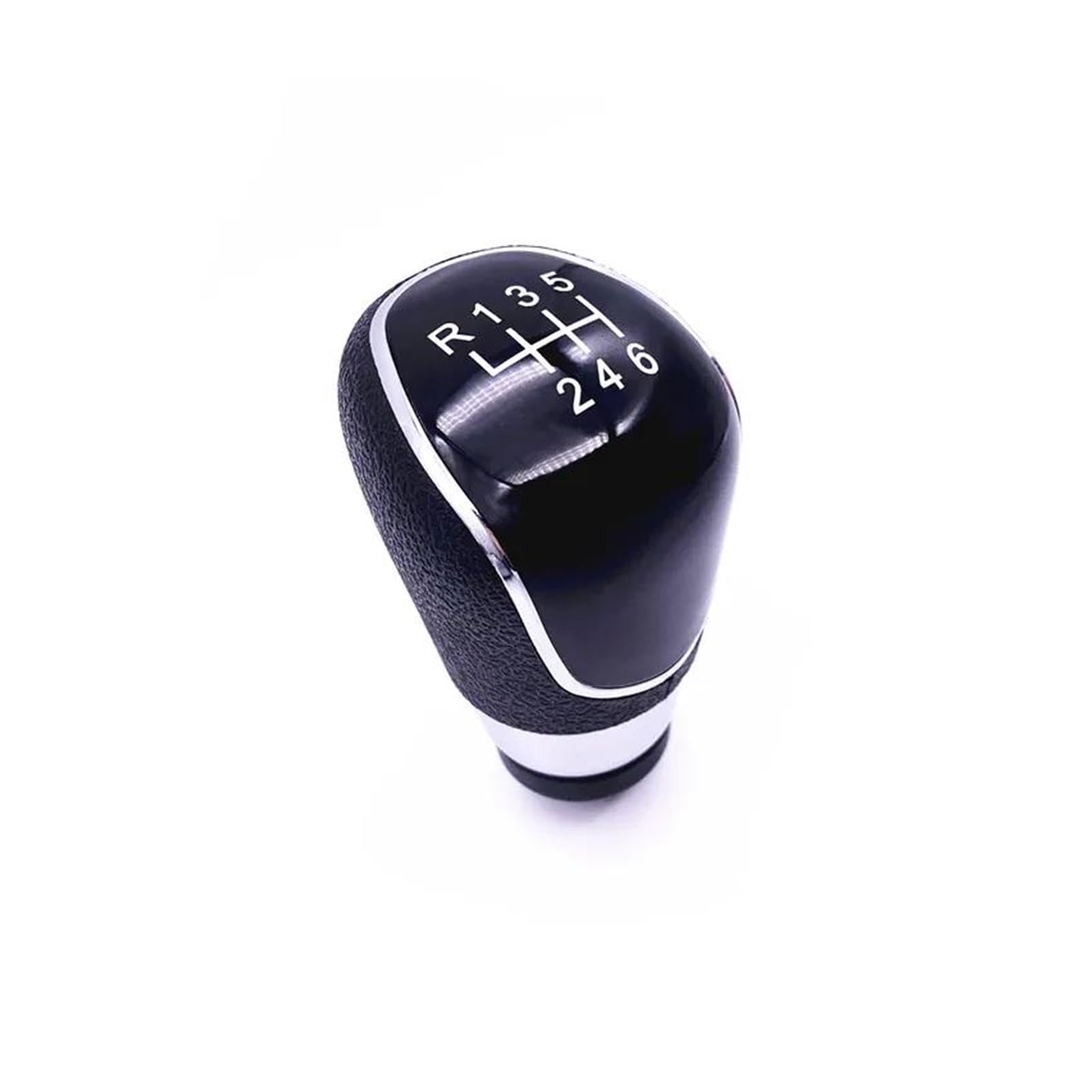 WLNWERDPKK Gear Shift Knob 1PCS for Focus Mk2 FL for Focus Mk3 for Fiesta Mk7 for Mondeo Mk4 for Transit Connect for Kuga for C-max for FL for B-max for S-max Stick Knob(6-Speed Black)