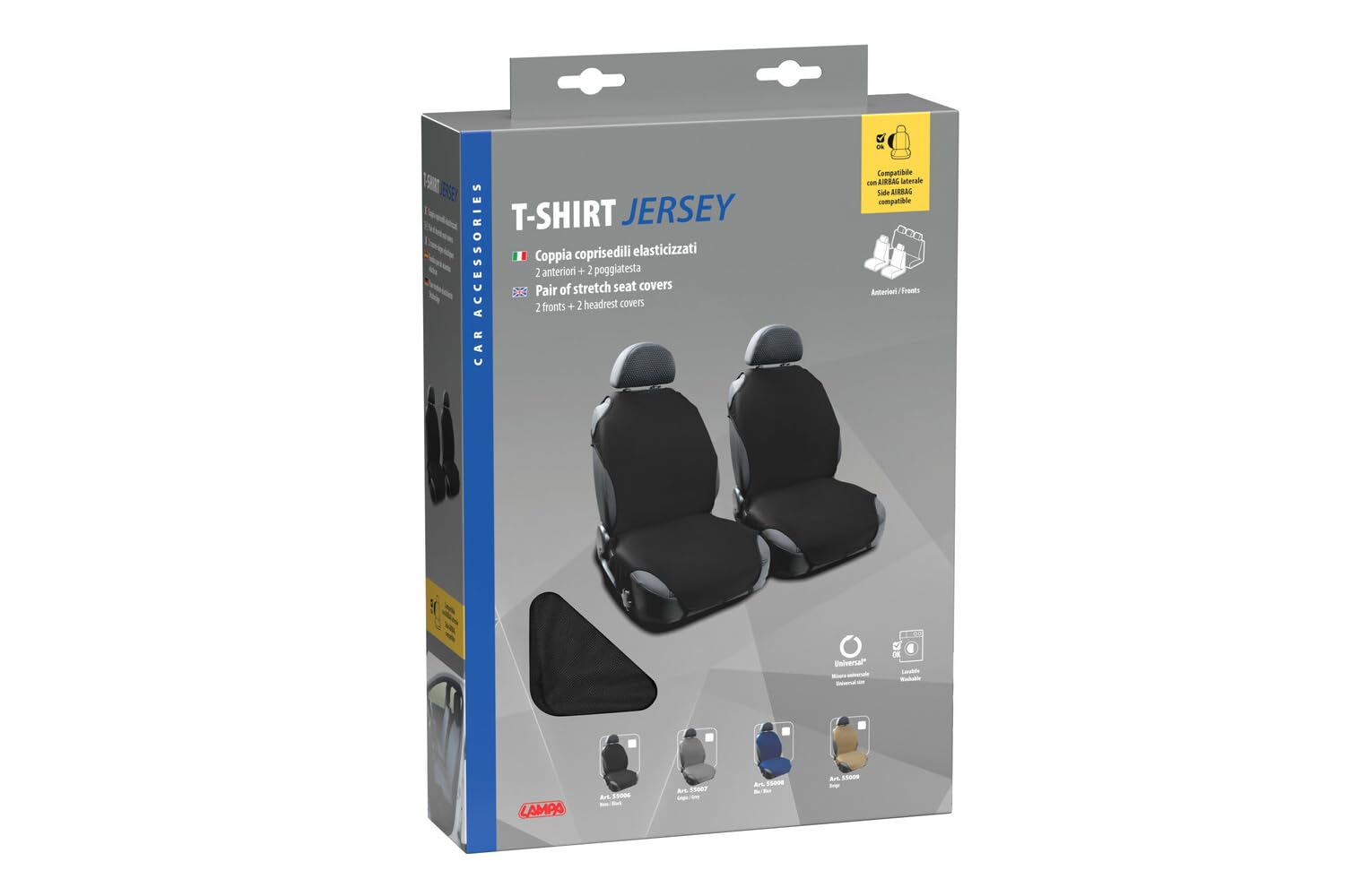 LAMPA 55006 T-shirt auto coprisedile Anteriore