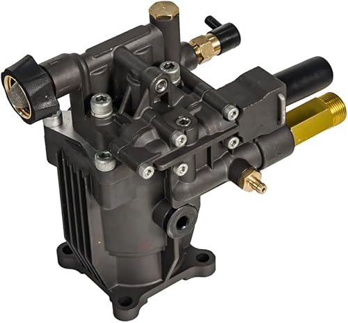 Winado Bomba de lavado a presión, eje de 34 pulgadas horizontal, 3000 PSI 2.4 GPM, piezas de hidrolavadora de repuesto, compatible con Honda,