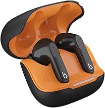 BERTH X20 Audio Earbuds with 40ms Low Latency, Bluetooth 5.4, 40H Playtime, Wireless Earbuds with Deep Bass, 13 mm Driver, Siri & OK Google Voice Assistant Support, Ergonomic Fit – Winter Black