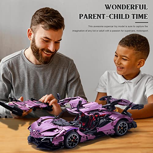 Doscor Apello Ie Sports Cars Building Kit,1:8 Scale Moc Building Blocks Set And Construction Toy, Collectible Race Car Building Set For Adults And Teens(3668+Pcs) #TOP6