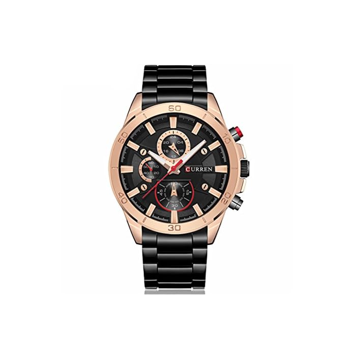 CURREN 8275 Luxury Tungsten Acero Reloj para Hombres de Negocios Relojes de Pulsera Deportivos análogos Ocasionales - Imagen 6