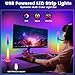 Smart ICRGB LED Lights Bars, Borllyem TV Backlight with Double Light Beads, App Control, RF Remote, Music Syncing and 47Modes for Gaming, Room Decoration