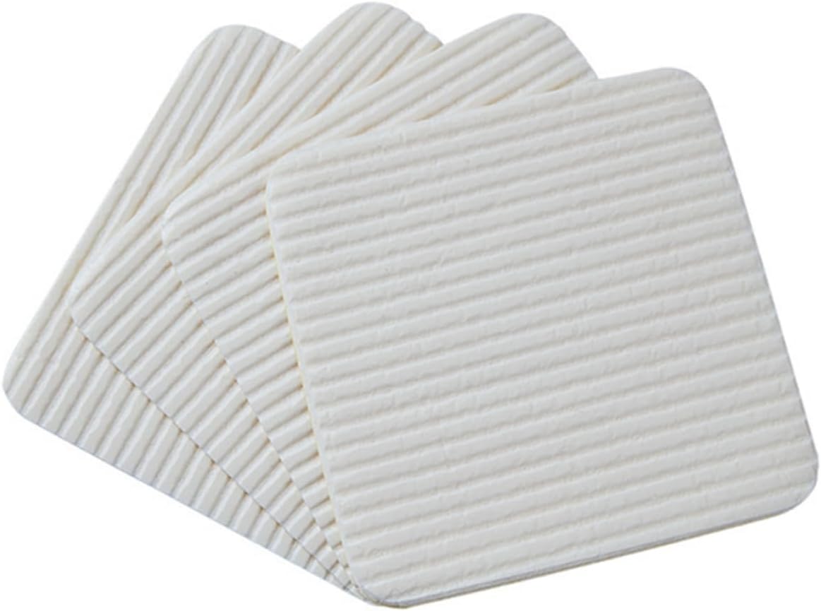 8pcs Non- Carpet Stickers for Rug Fixation -Skid Adhesive Pads Made of Non-Woven Washable and Reusable for Living Room Bedroom and Bathroom Use