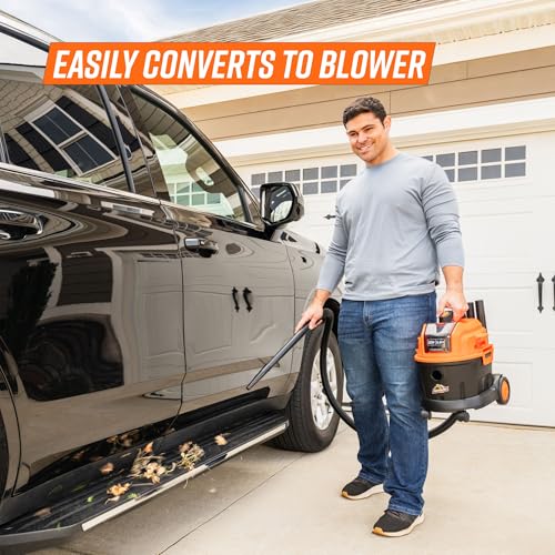Image of Armor All 2.5 Gallon Max 20V Cordless Wet /Dry Shop Vacuum - DAA202W 0901 | Cordless Convenience, Powerful Wet /Dry Cleanup, Built for Auto Detailing, Portable Everyday Cleaning, Grab-and-Go Design