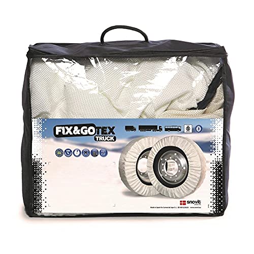 8ZT96 - T96 Juego 2 cadenas nieve textiles camión y autobus FIX&GOTEX TRUCK ONORM V5121