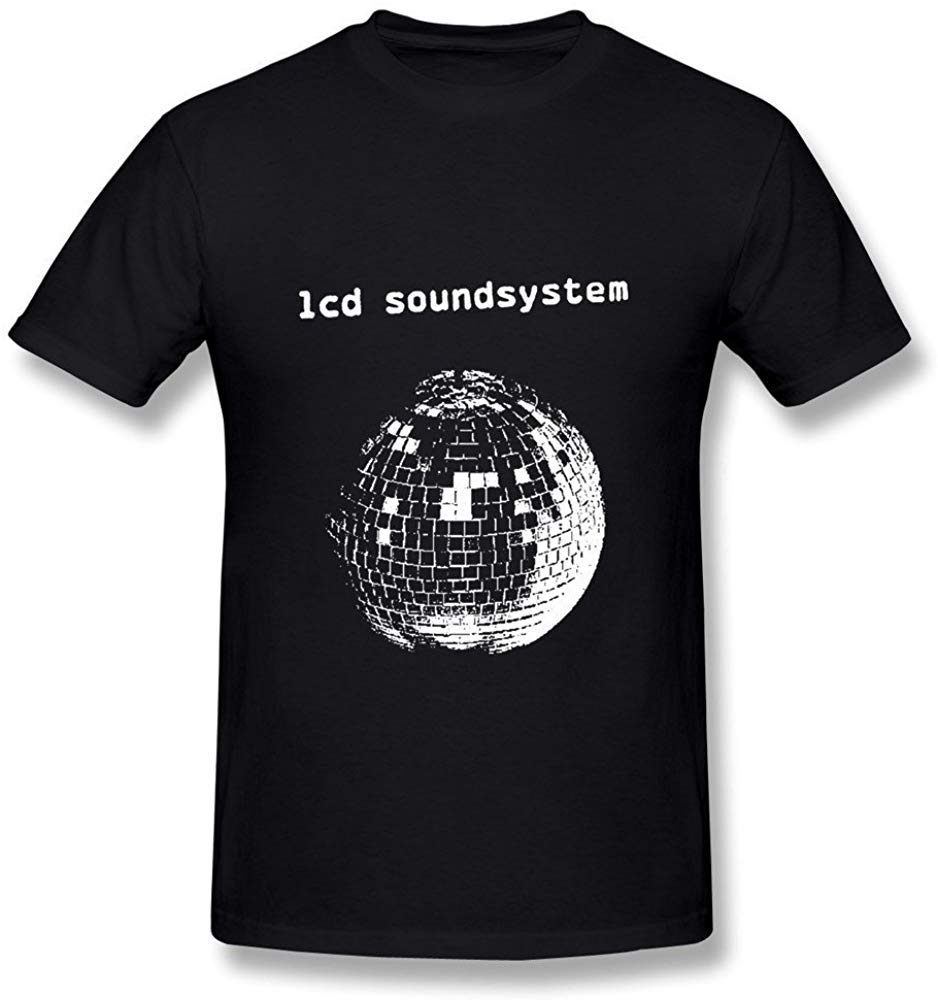 FORMen's T-Shirts LCD Soundsystem Summer Short Sleeve Black