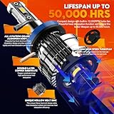 WAIXINGREN H11 LED Headlight Bulb, 60W 26000 LM 400% Brightness 6500K for H8 H9 Led Bulbs High Beam Low Beam, Waterproof IP68 Halogen Replacement, Plug and Play (H11/H8/H9) - Image 6