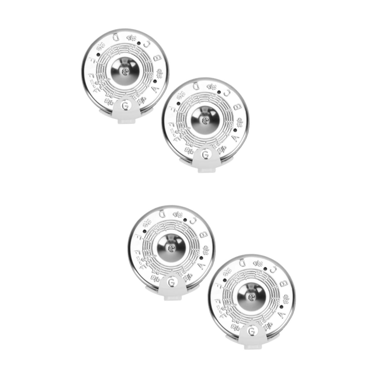 ibasenice 4stücke Stimmgerät C-c Für Gitarre Violine Präzises Chromatisches Stimmgerät Für Musiker Und Musiklehrer Zum Stimmen Von Gitarre Violine Ukulele Und Mehr