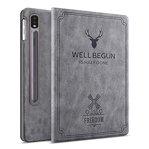 ProElite Deer Flip case Cover for Samsung Galaxy Tab S8 Plus/S7 Plus/S7 FE 12.4 Inch SM-X800/X806/T970/T975/T976/T735 Grey (B09GMCRKL3) Amazon Price History, Amazon Price Tracker