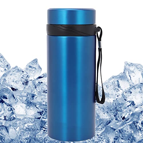 Sonew Refrigerador de Coche Azul, Mini Nevera Portátil de Insulina para Viajes Y Negocios, Cajas Frías con Cable USB Y Congelación de Hielo para Camping Y Senderismo