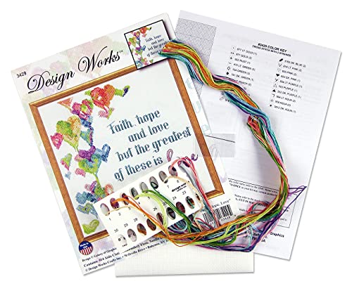 Image of Counted Cross Stitch Faith Hope